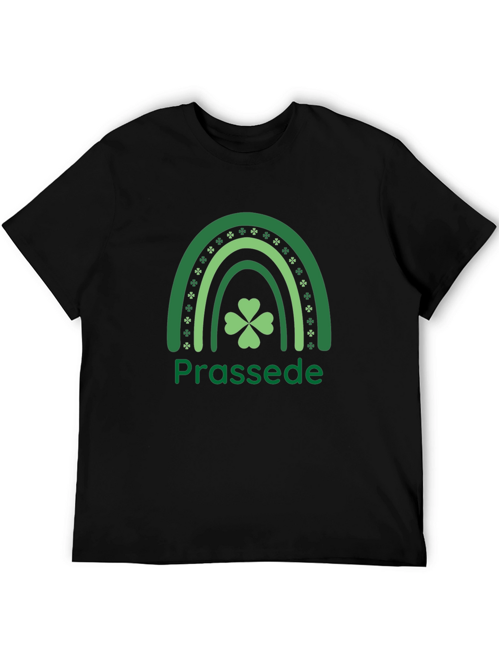 Prassede St. Patricks Day Shamrock Rainbow T-Shirt