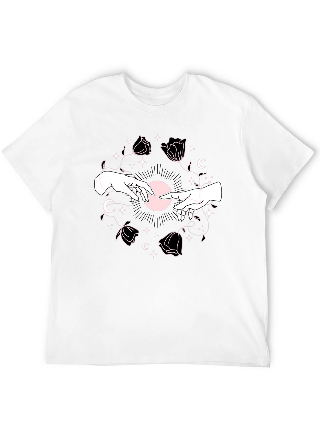 Mystic Hands Graphic Tee - Black Unisex T-Shirt