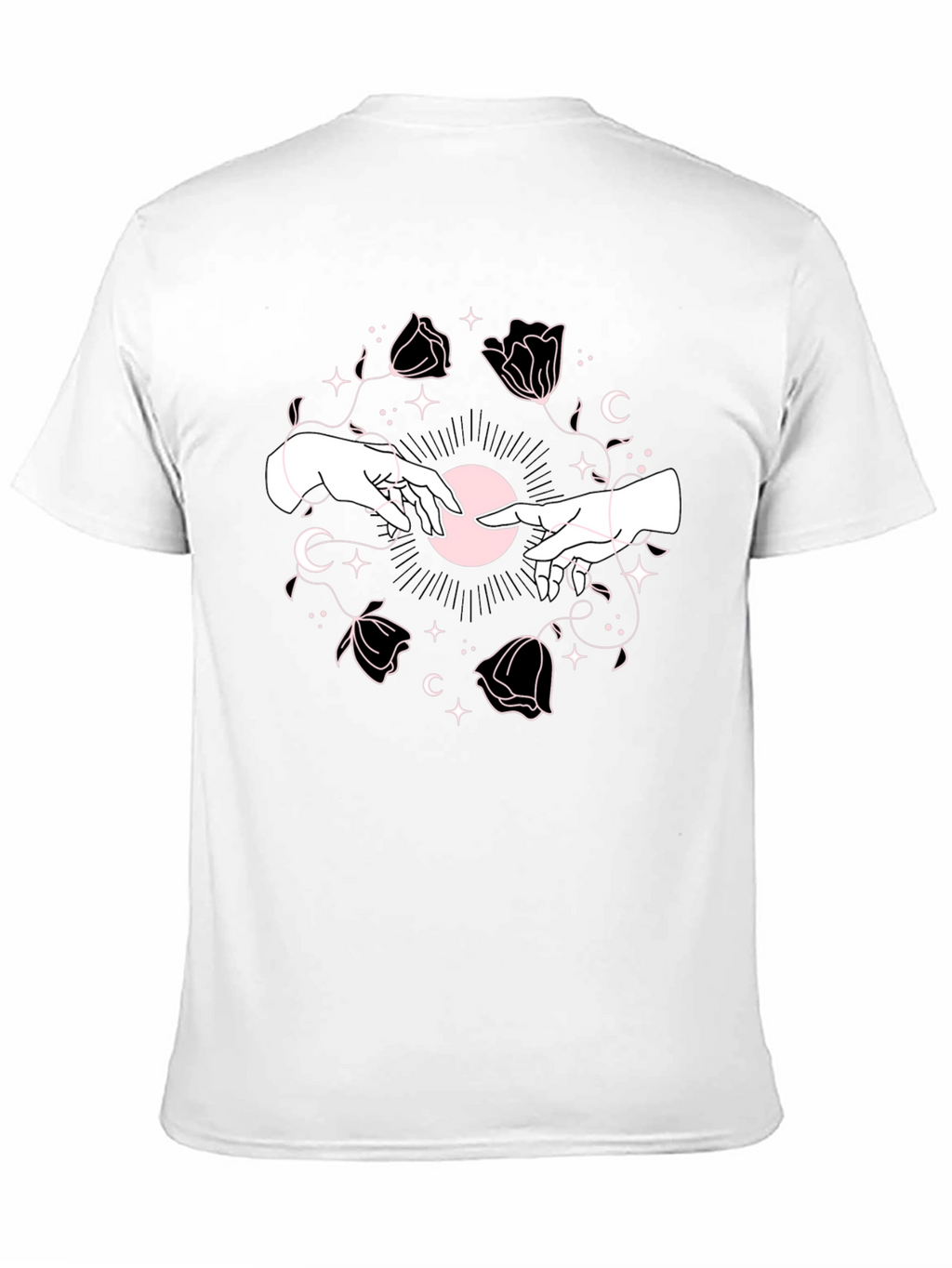 Mystic Hands Graphic Tee - Black Unisex T-Shirt