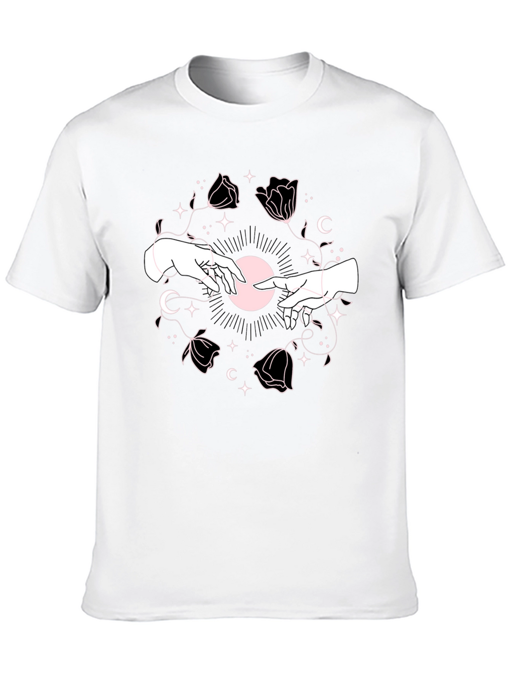 Mystic Hands Graphic Tee - Black Unisex T-Shirt
