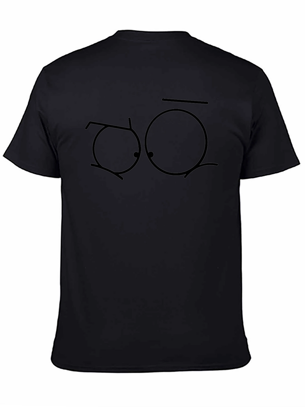 Unamused Face Black T-Shirt