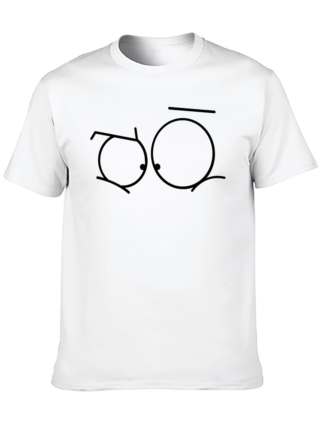 Unamused Face Black T-Shirt
