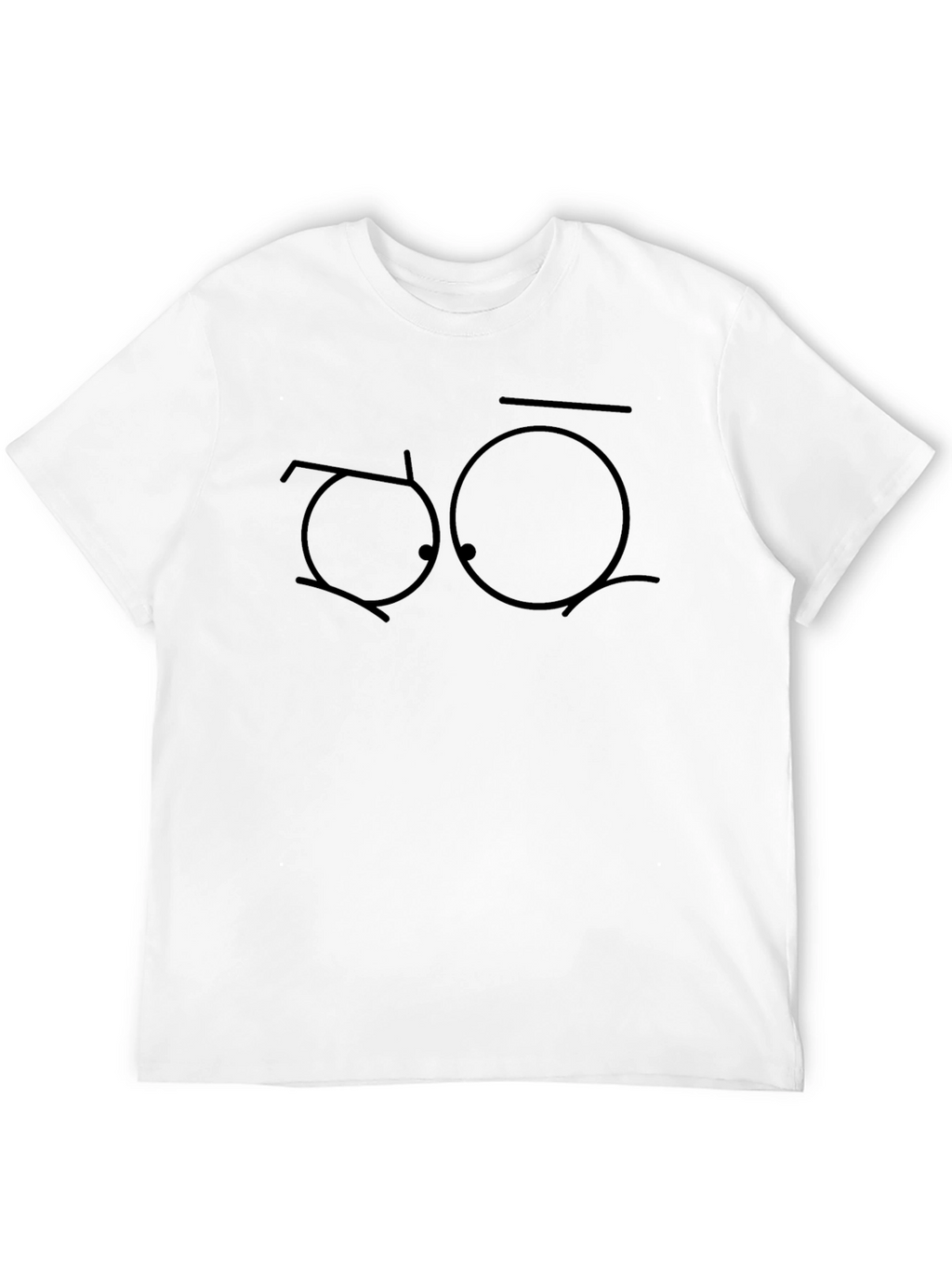 Unamused Face Black T-Shirt