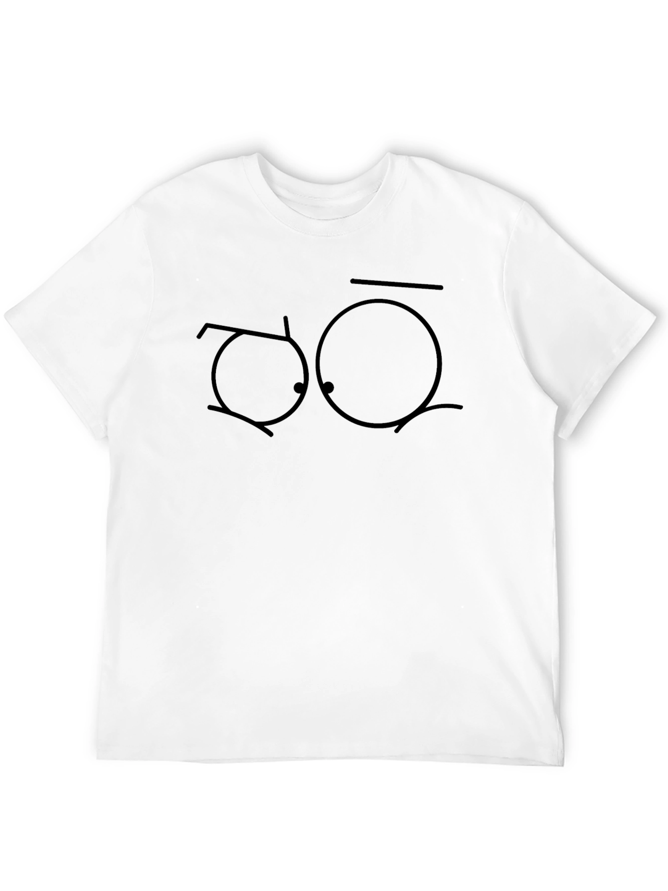 Unamused Face Black T-Shirt