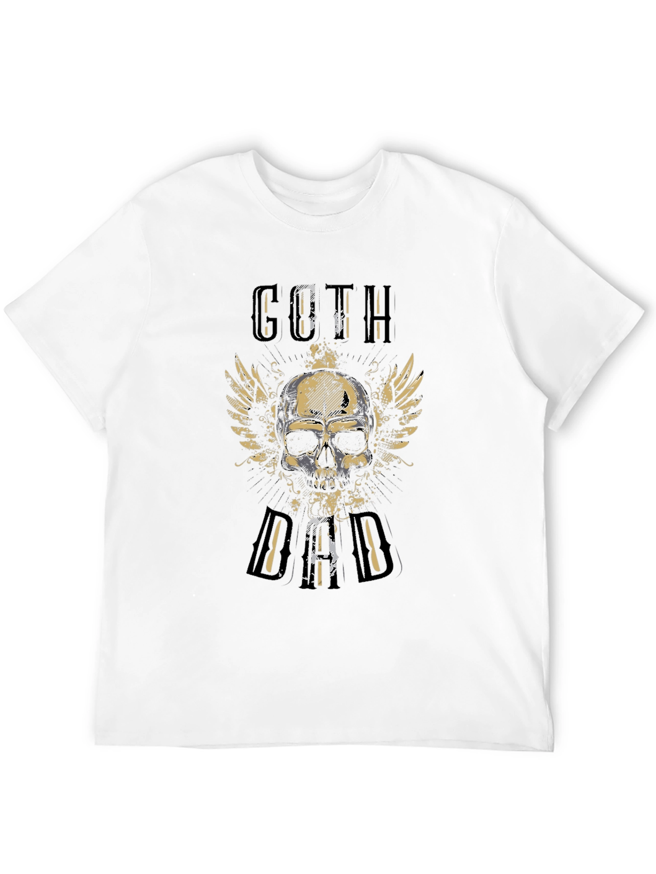 Goth Dad Skull Graphic Tee