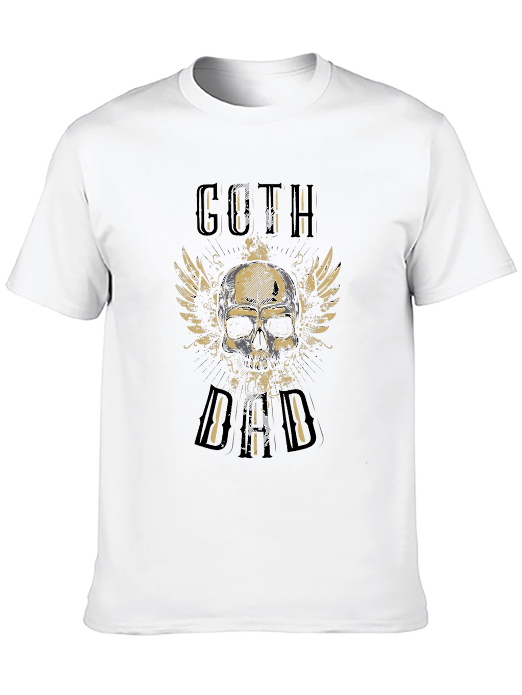Goth Dad Skull Graphic Tee