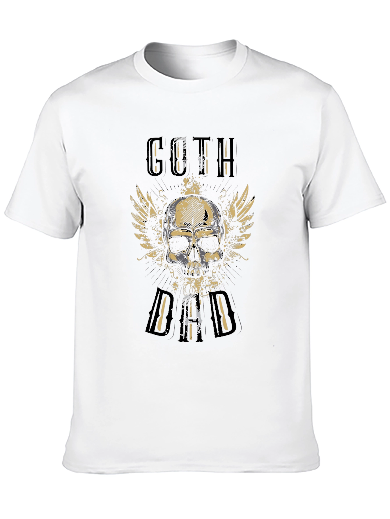 Goth Dad Skull Graphic Tee