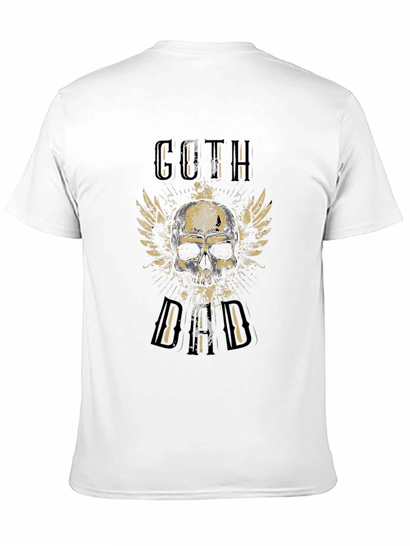 Goth Dad Skull Graphic Tee