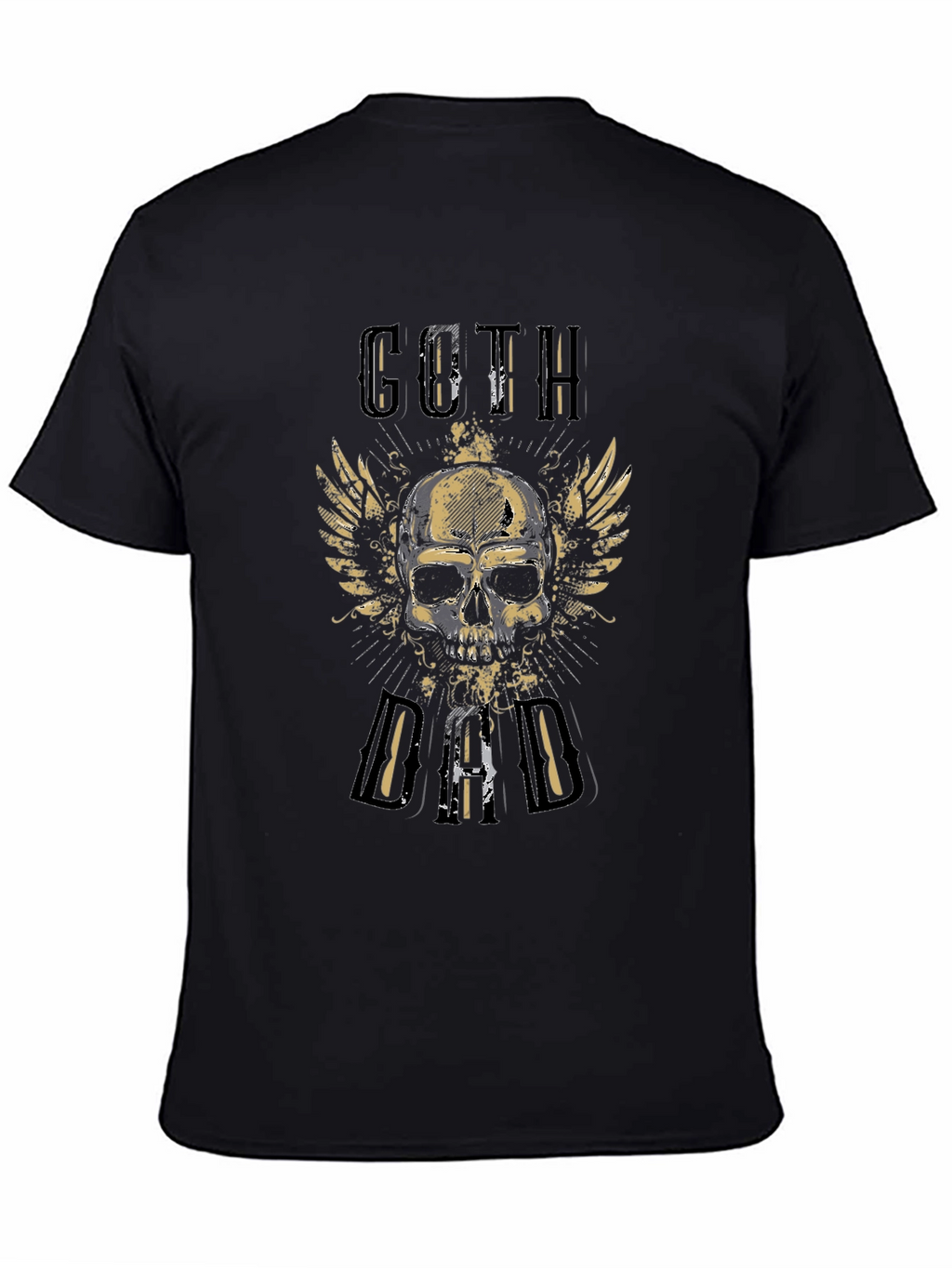 Goth Dad Skull Graphic Tee