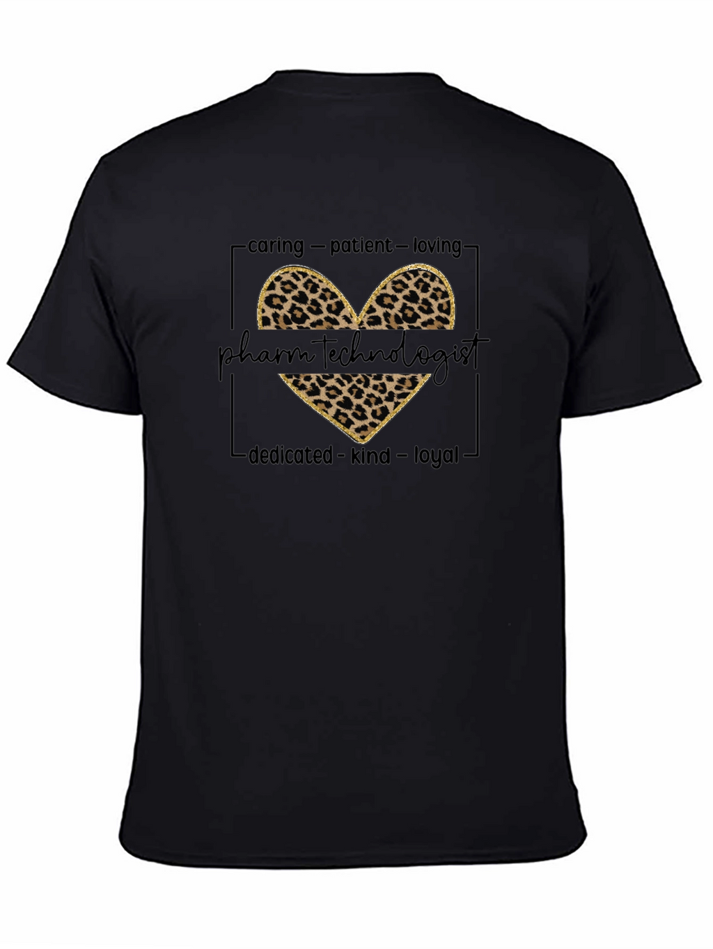 Pharm Tech Leopard Heart Graphic Tee
