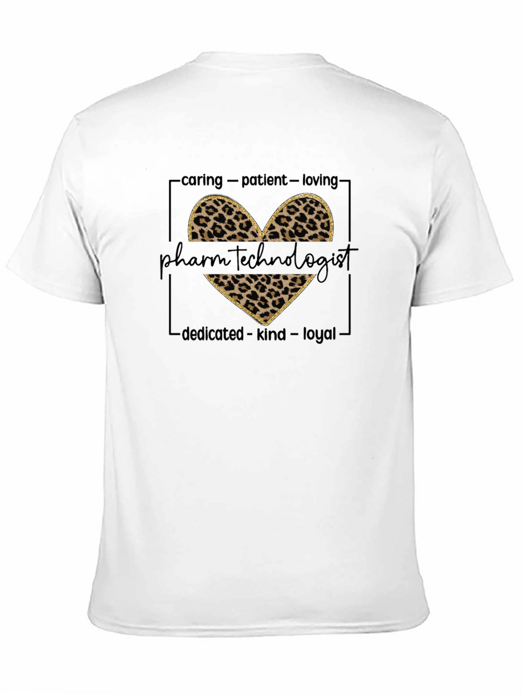 Pharm Tech Leopard Heart Graphic Tee