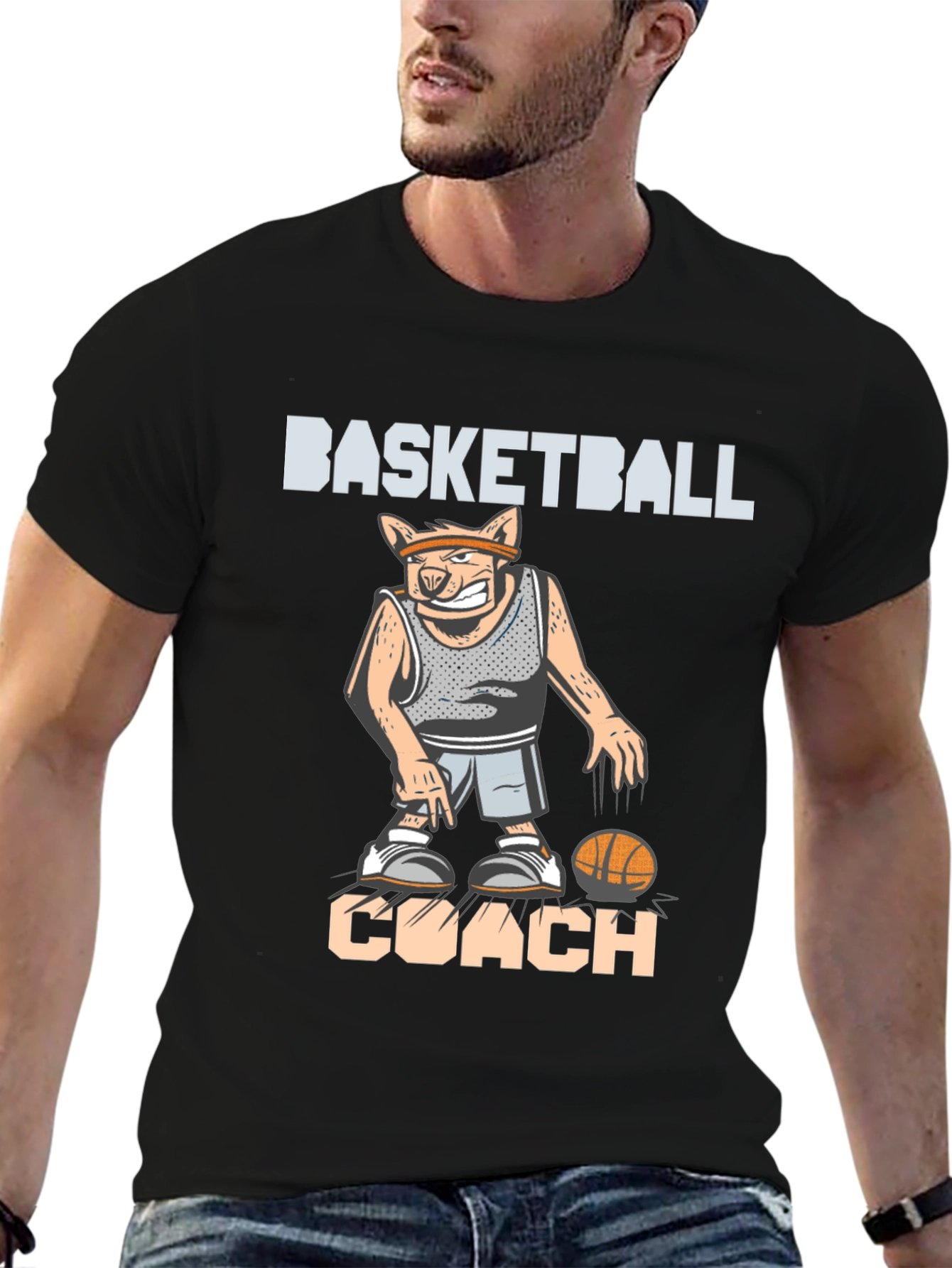 Basketball Coach T-Shirt - Unique Design
