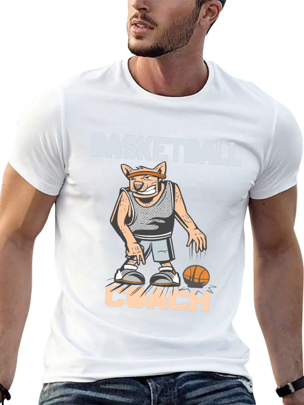Basketball Coach T-Shirt - Unique Design