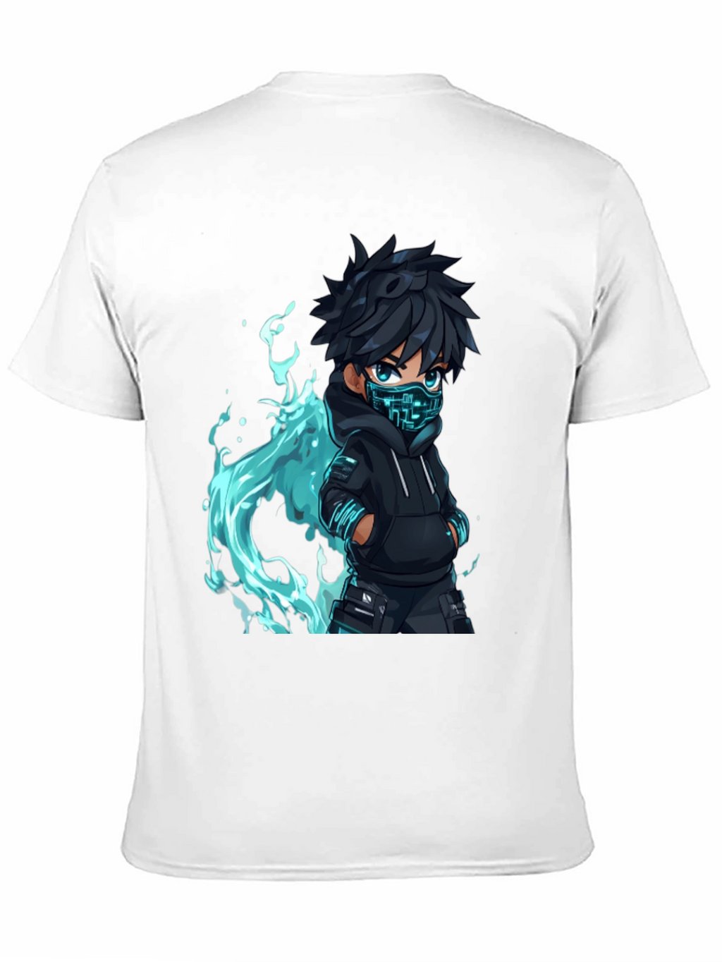 Cyberpunk Anime Graphic Tee - Trendy Urban Style