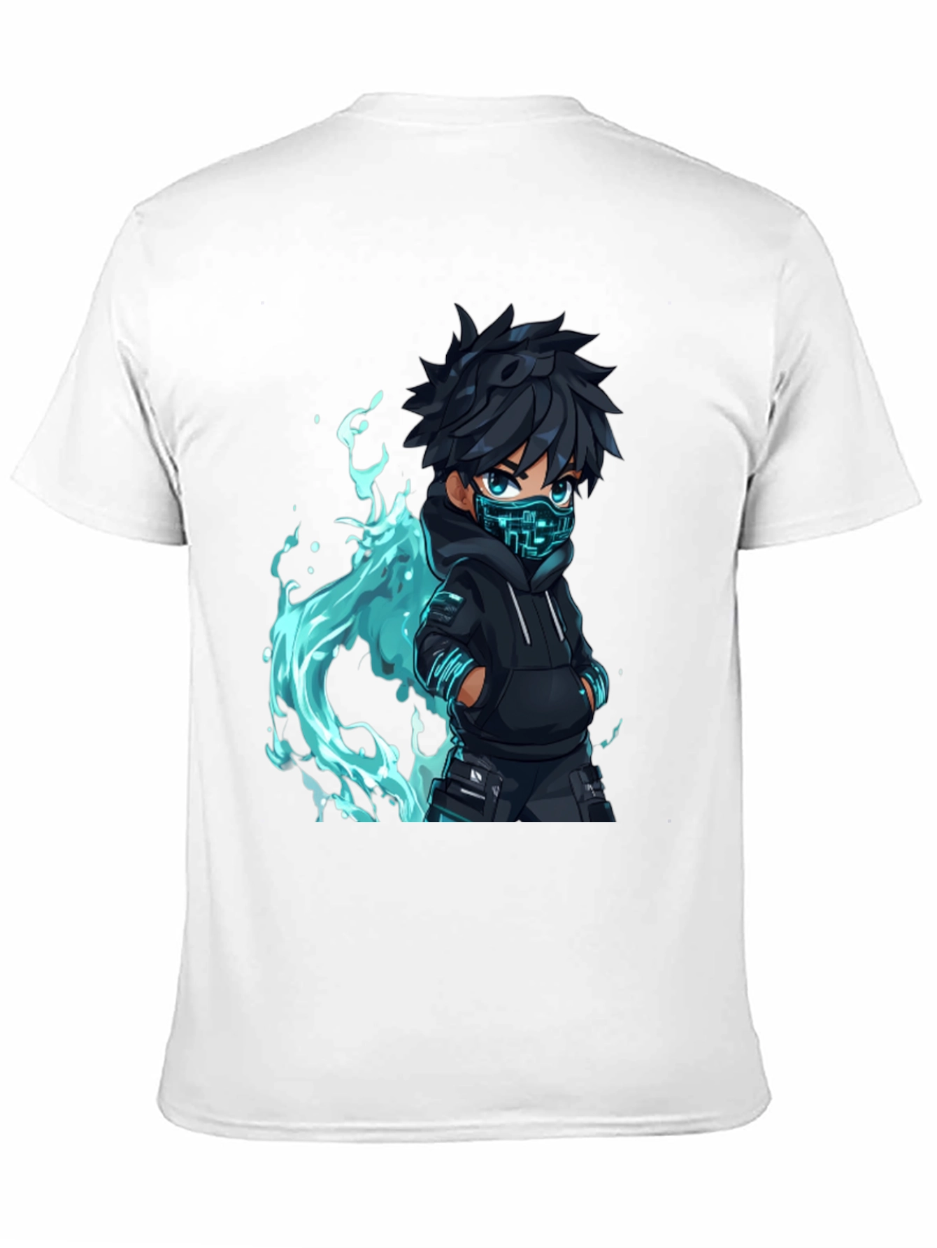 Cyberpunk Anime Graphic Tee - Trendy Urban Style