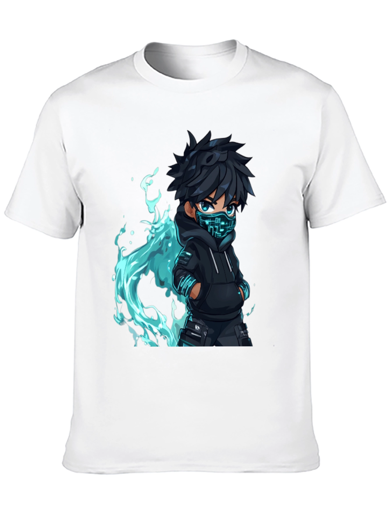 Cyberpunk Anime Graphic Tee - Trendy Urban Style