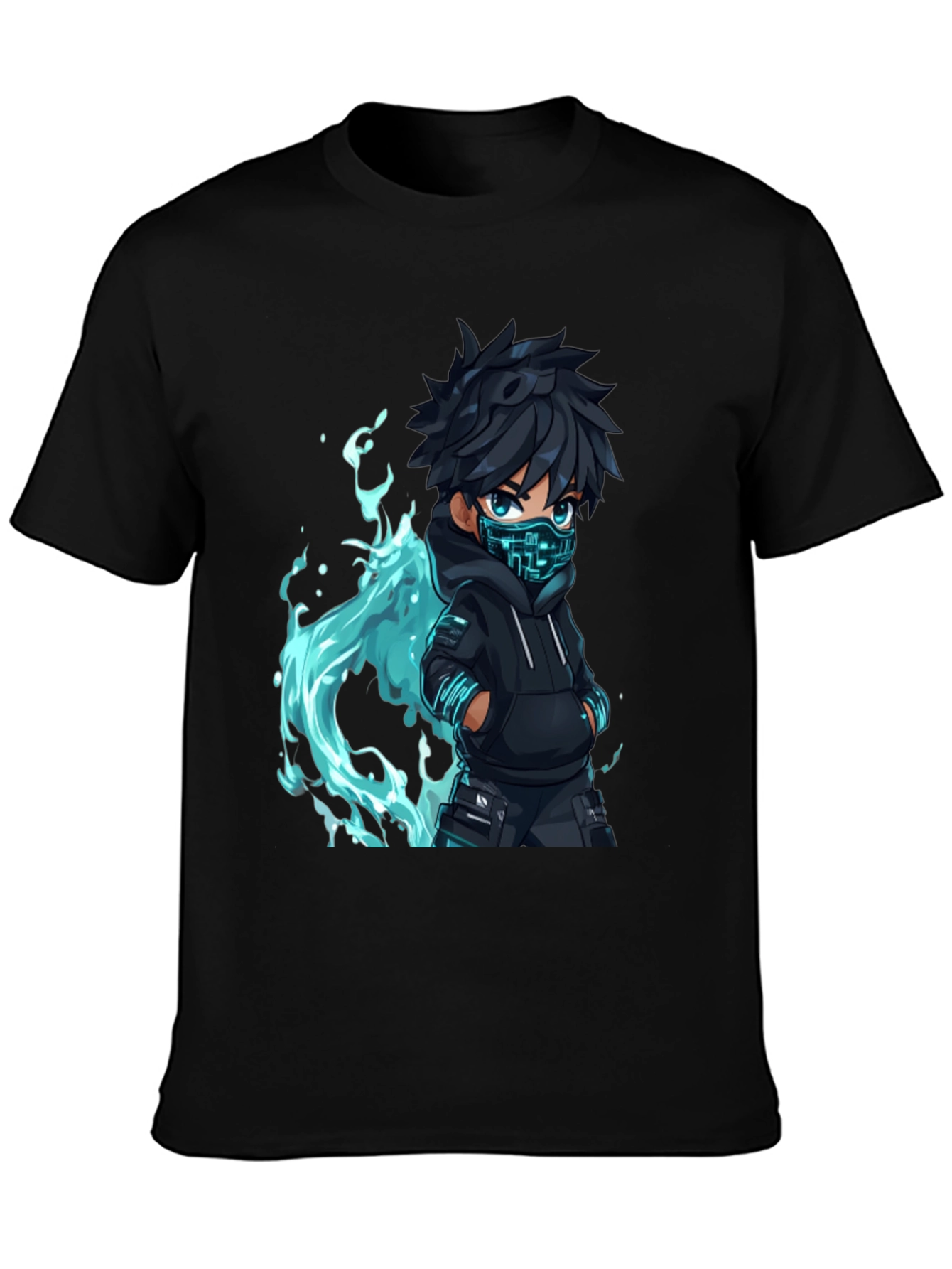 Cyberpunk Anime Graphic Tee - Trendy Urban Style
