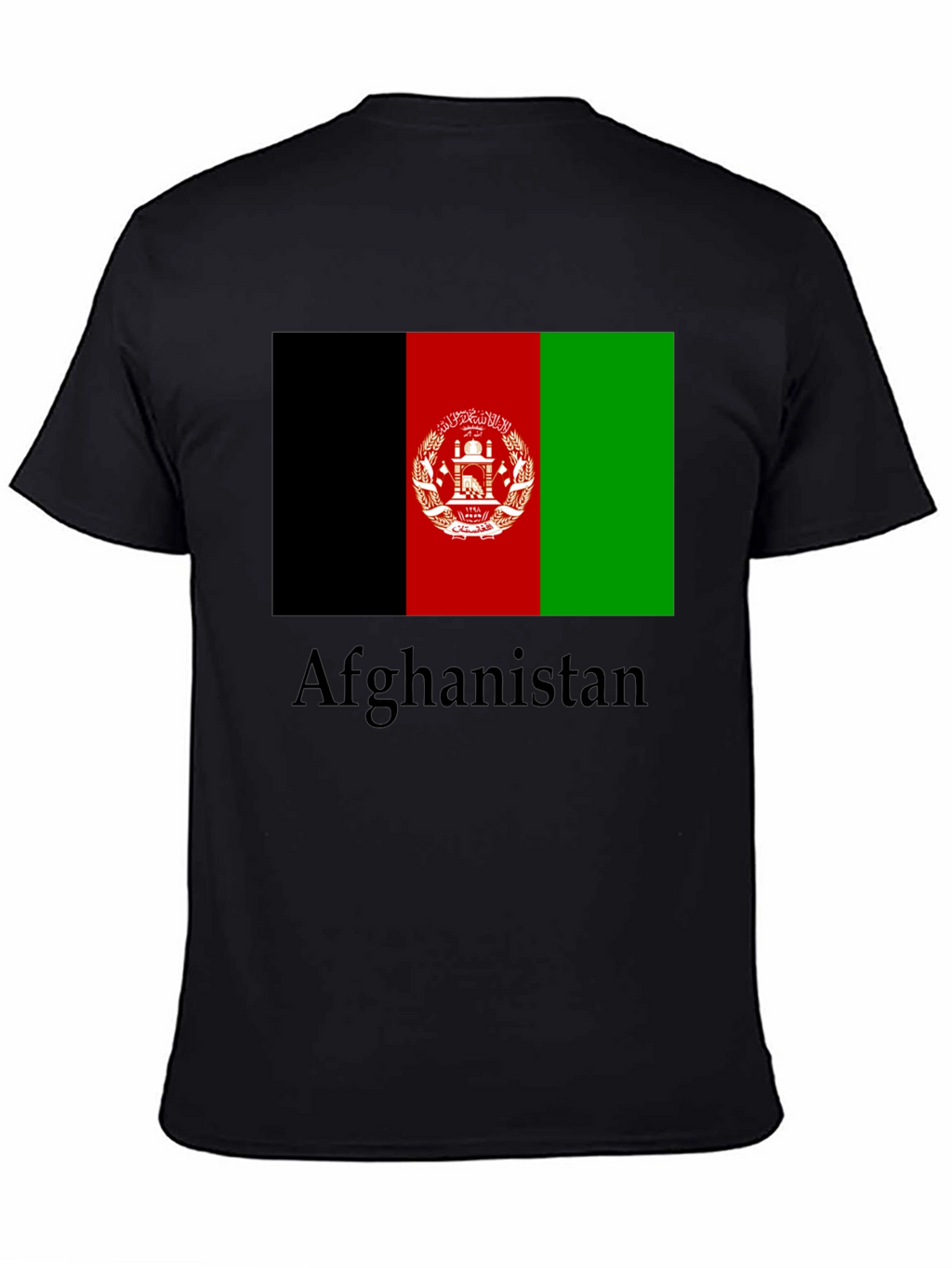 Afghanistan Flag T-Shirt Graphic Tee