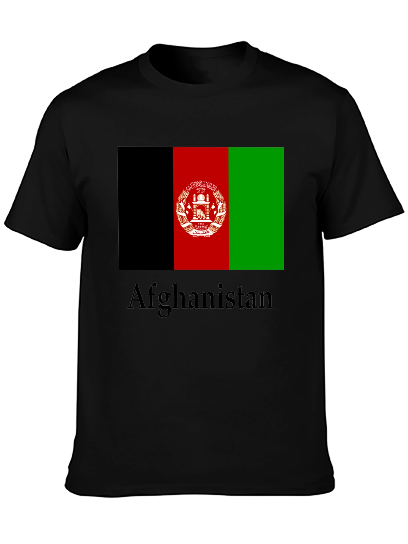 Afghanistan Flag T-Shirt Graphic Tee