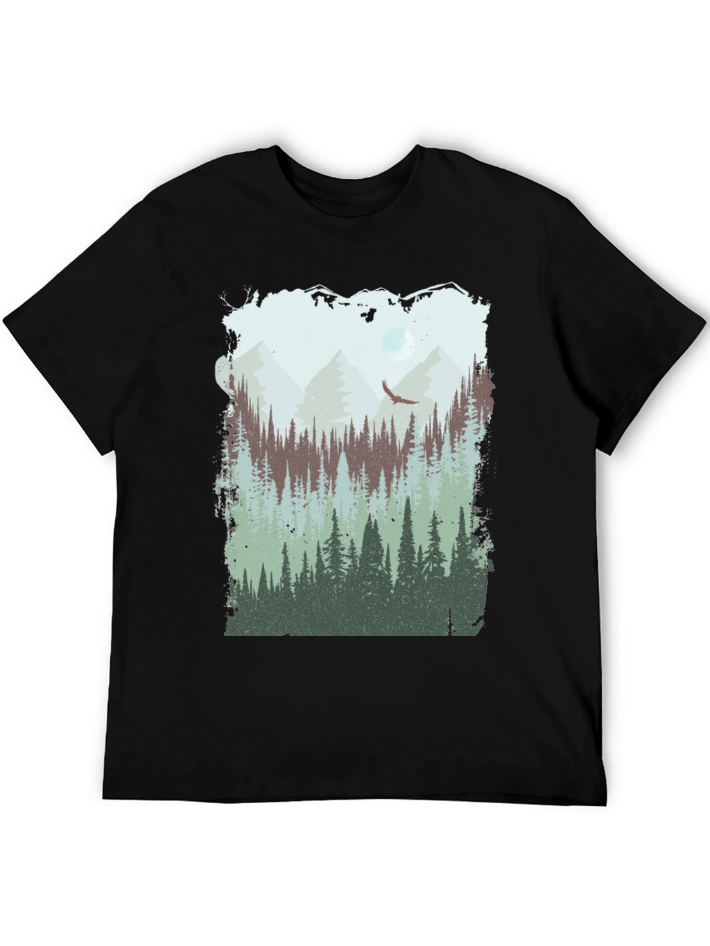 Nature Scene Graphic T-Shirt