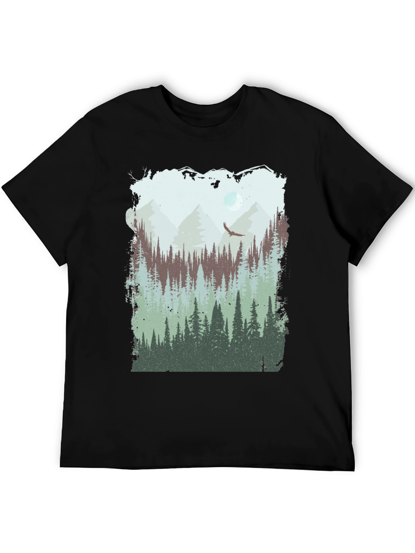 Nature Scene Graphic T-Shirt