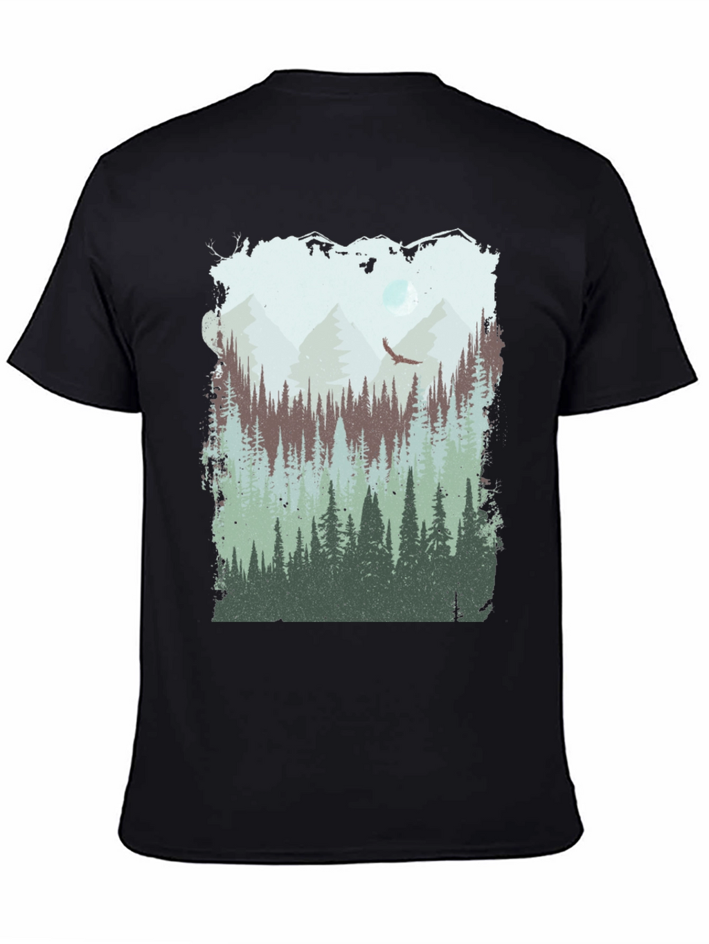 Nature Scene Graphic T-Shirt