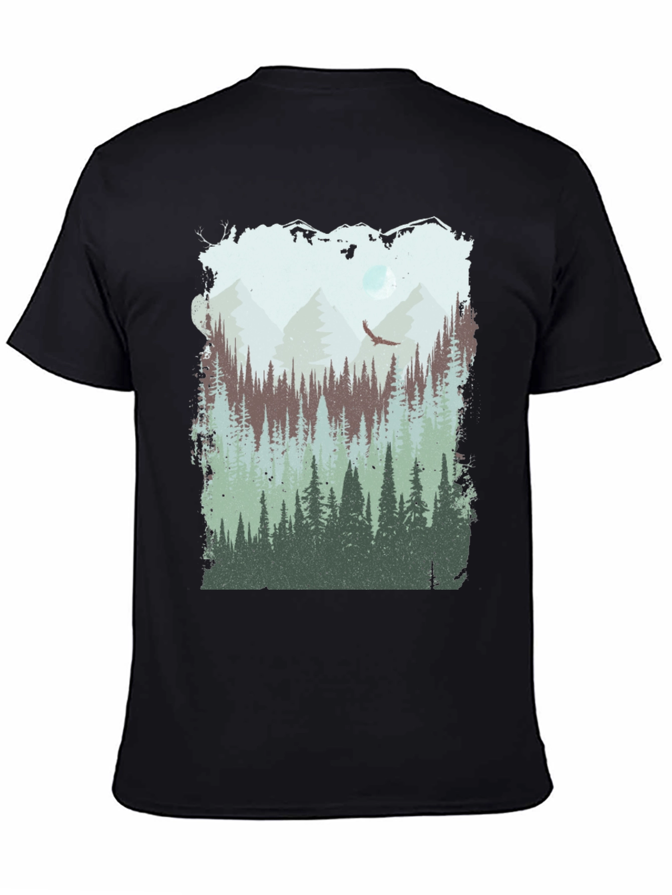 Nature Scene Graphic T-Shirt