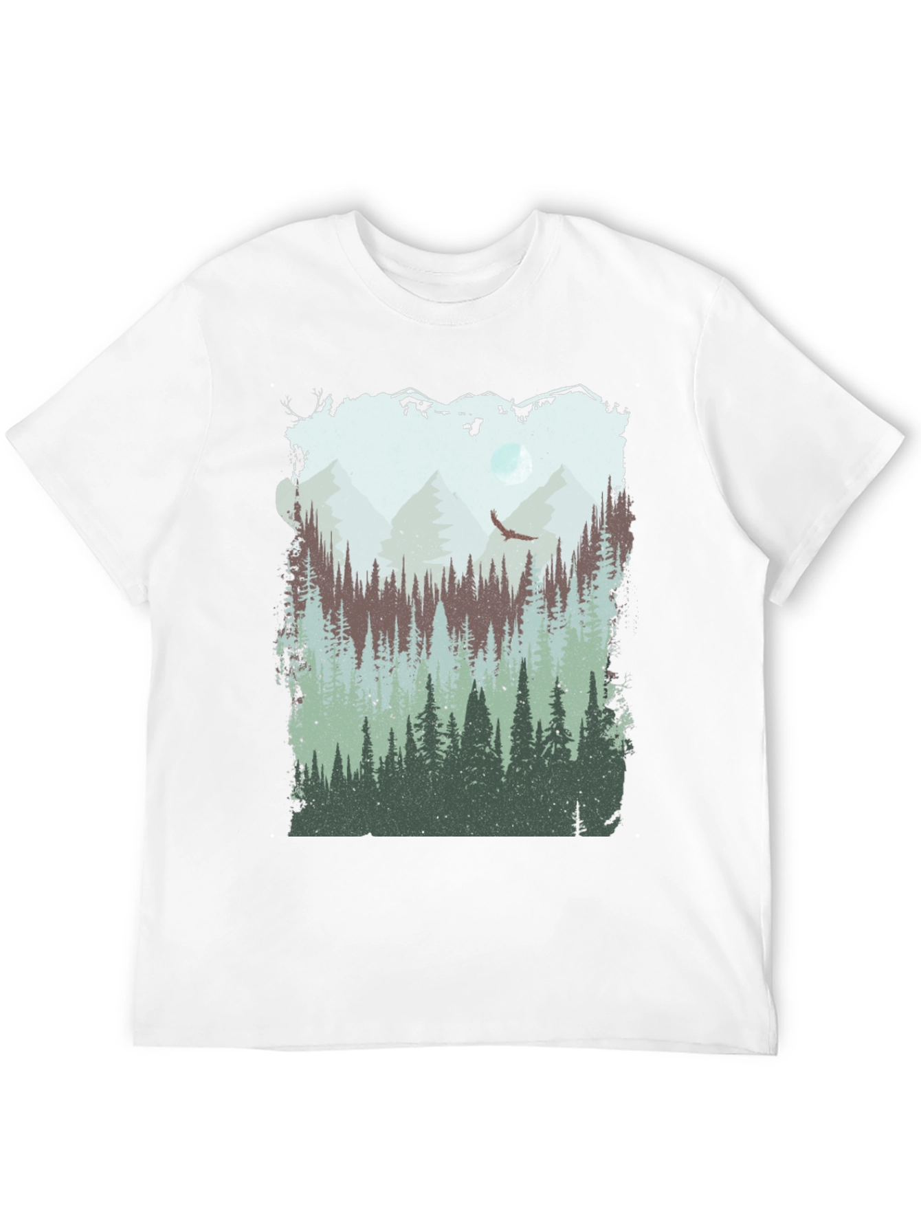 Nature Scene Graphic T-Shirt