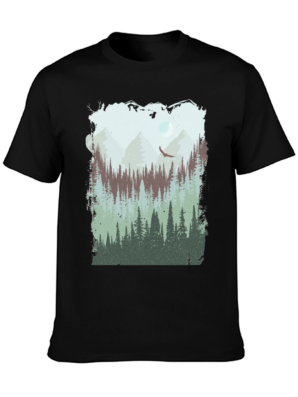 Nature Scene Graphic T-Shirt