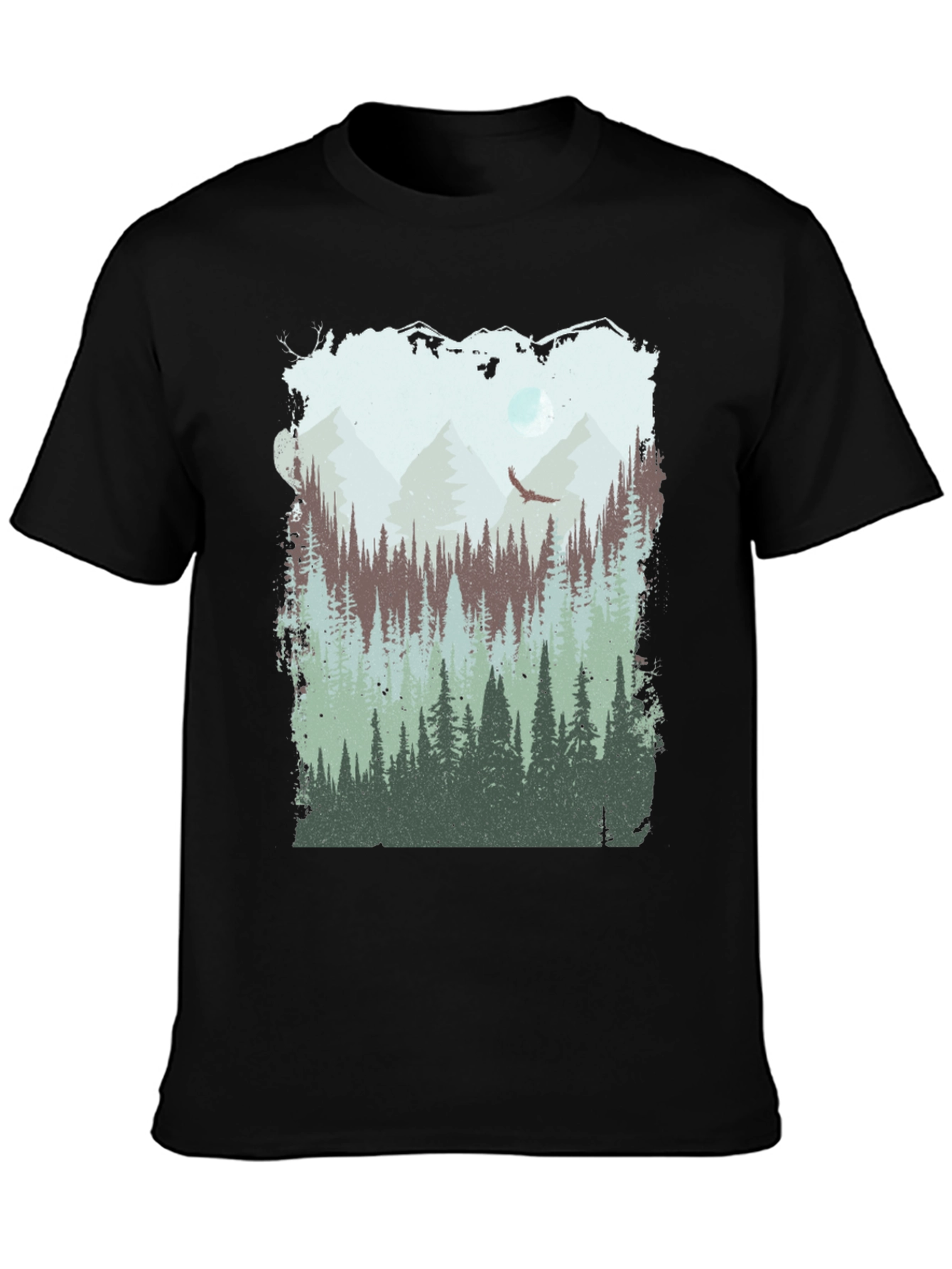Nature Scene Graphic T-Shirt