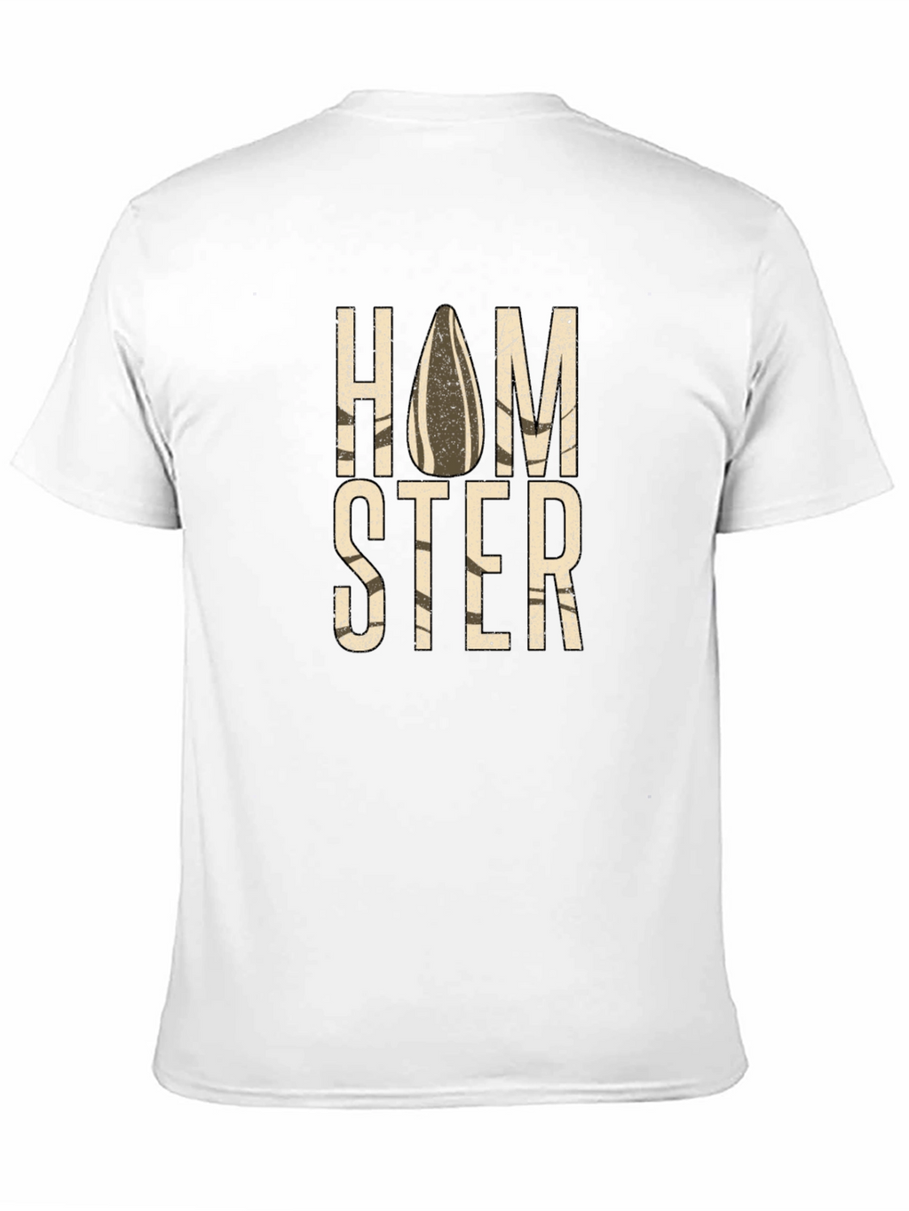 Homster Funny Graphic Tee - Black Cotton T-Shirt