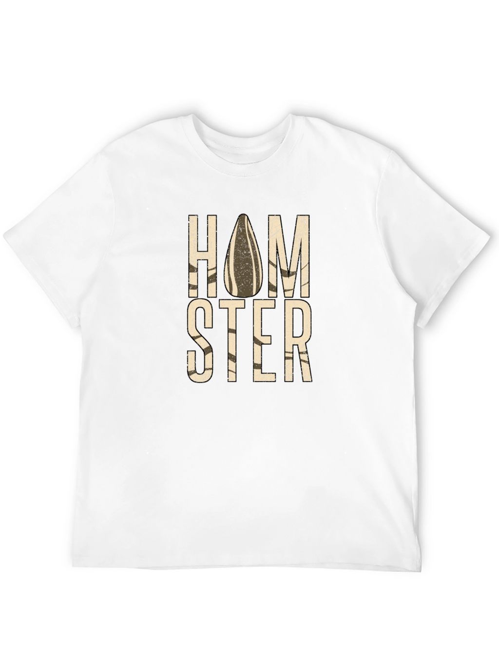 Homster Funny Graphic Tee - Black Cotton T-Shirt