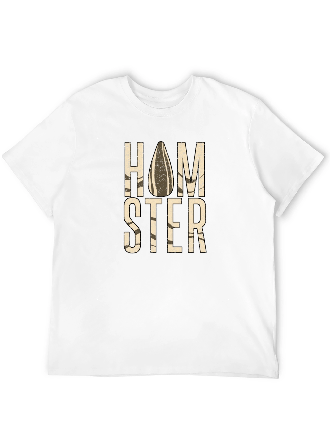 Homster Funny Graphic Tee - Black Cotton T-Shirt
