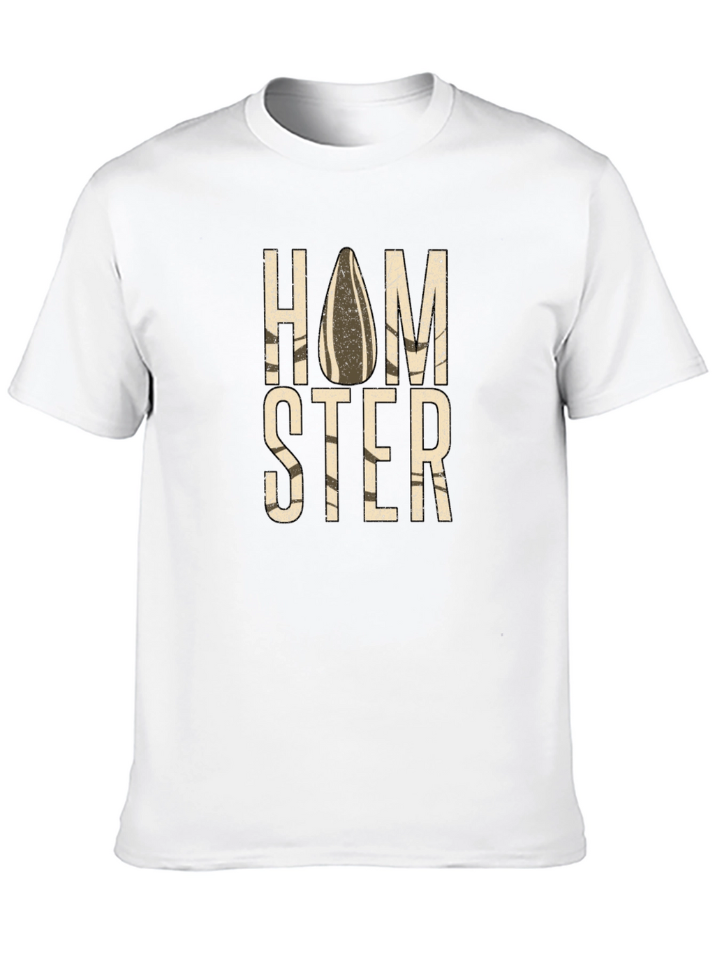Homster Funny Graphic Tee - Black Cotton T-Shirt