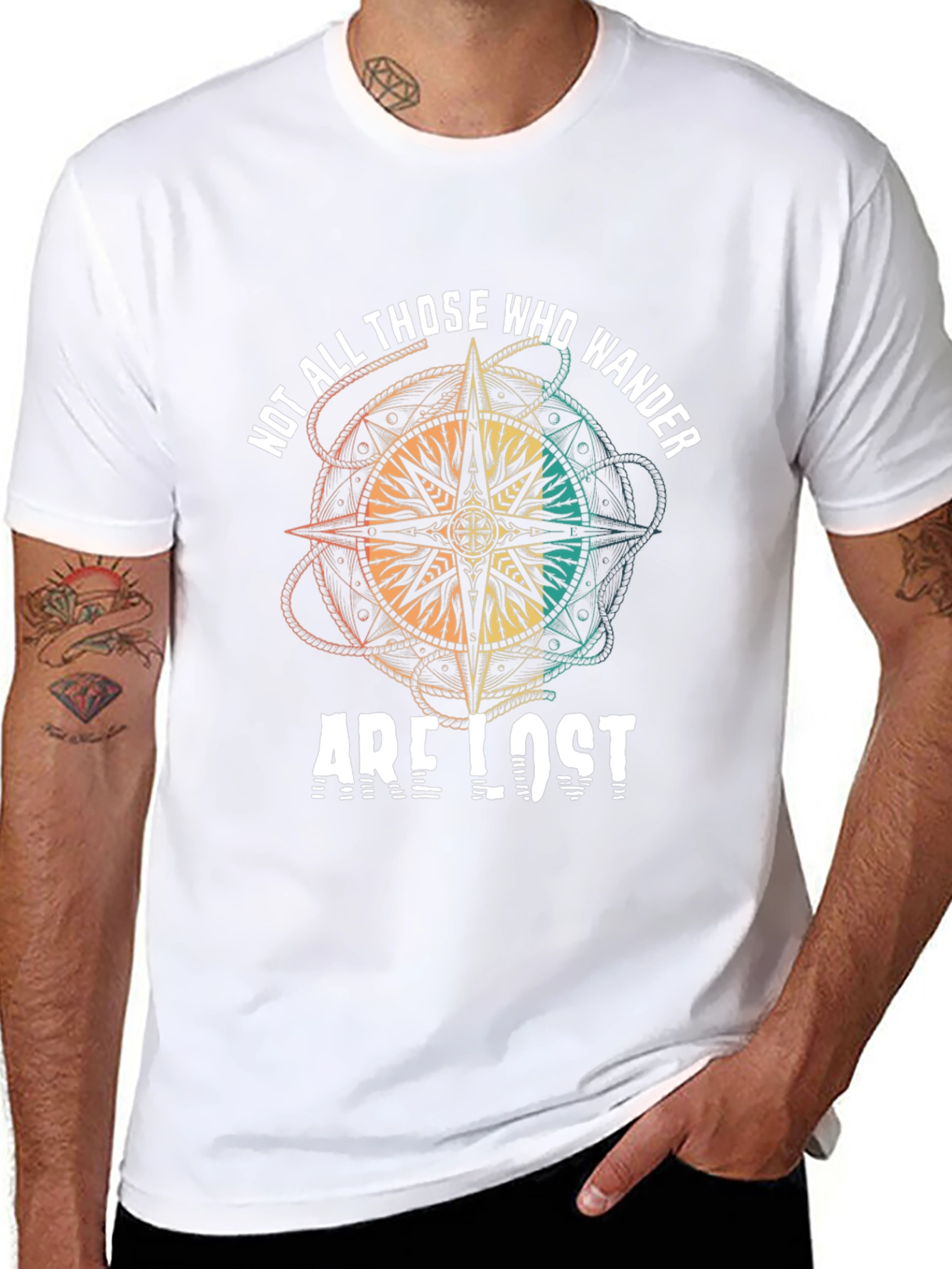 Wanderlust T-Shirt: Not All Those Who Wander Are Lost