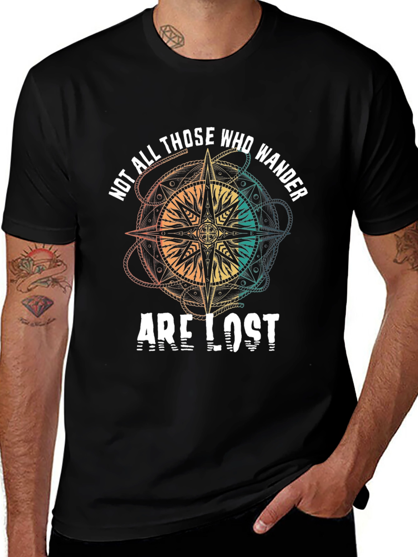 Wanderlust T-Shirt: Not All Those Who Wander Are Lost