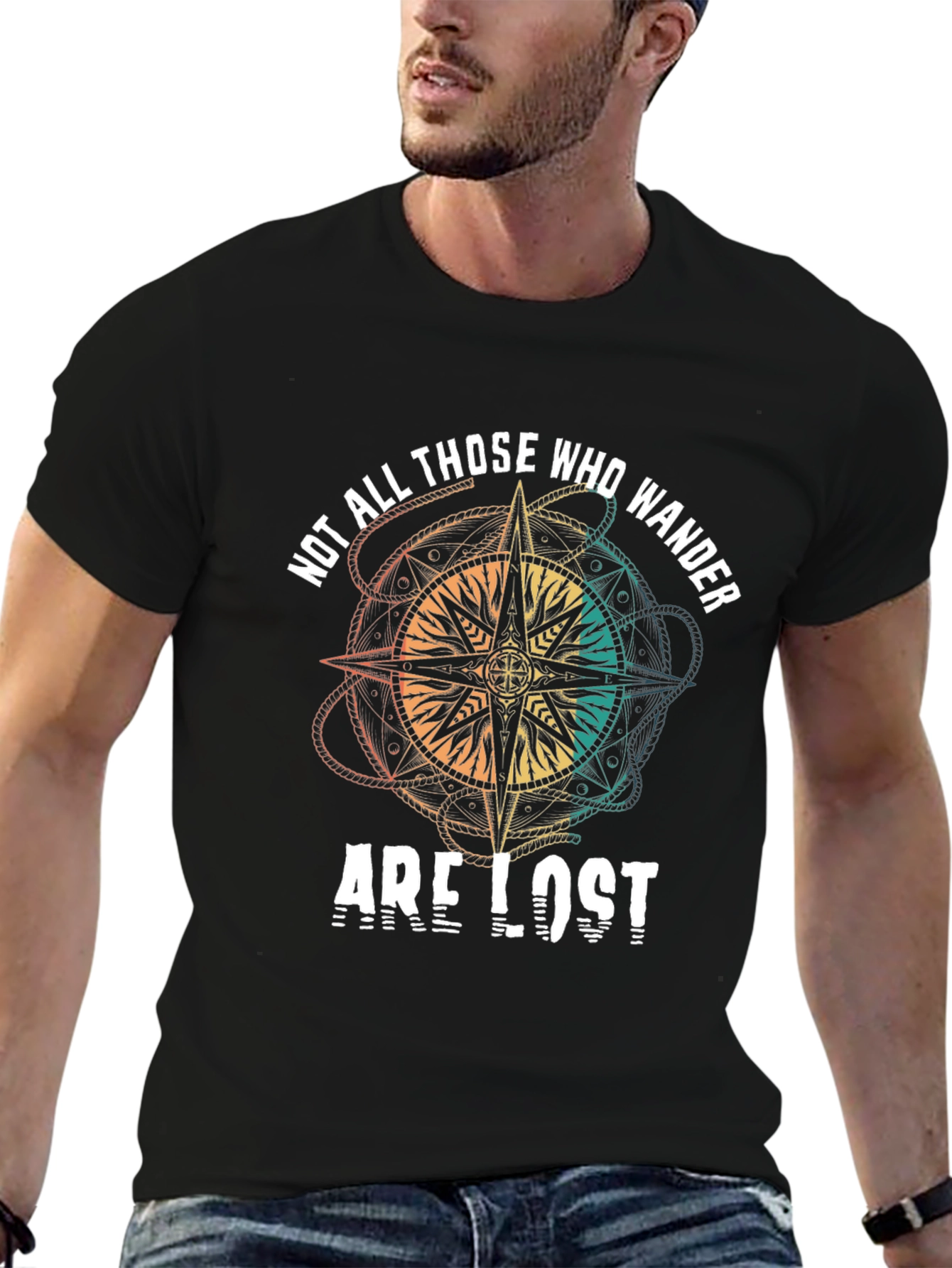 Wanderlust T-Shirt: Not All Those Who Wander Are Lost