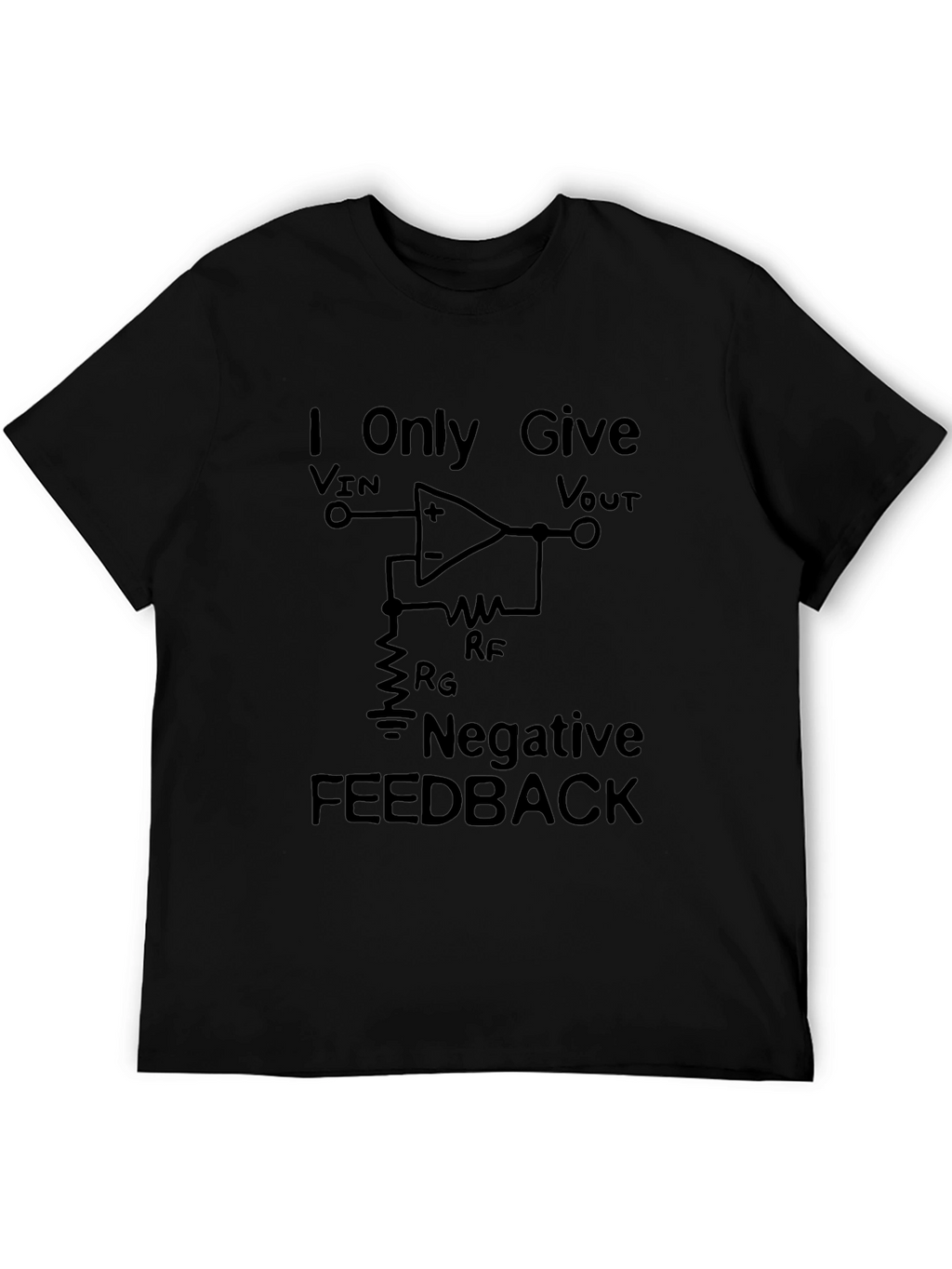 Negative Feedback Black T-Shirt