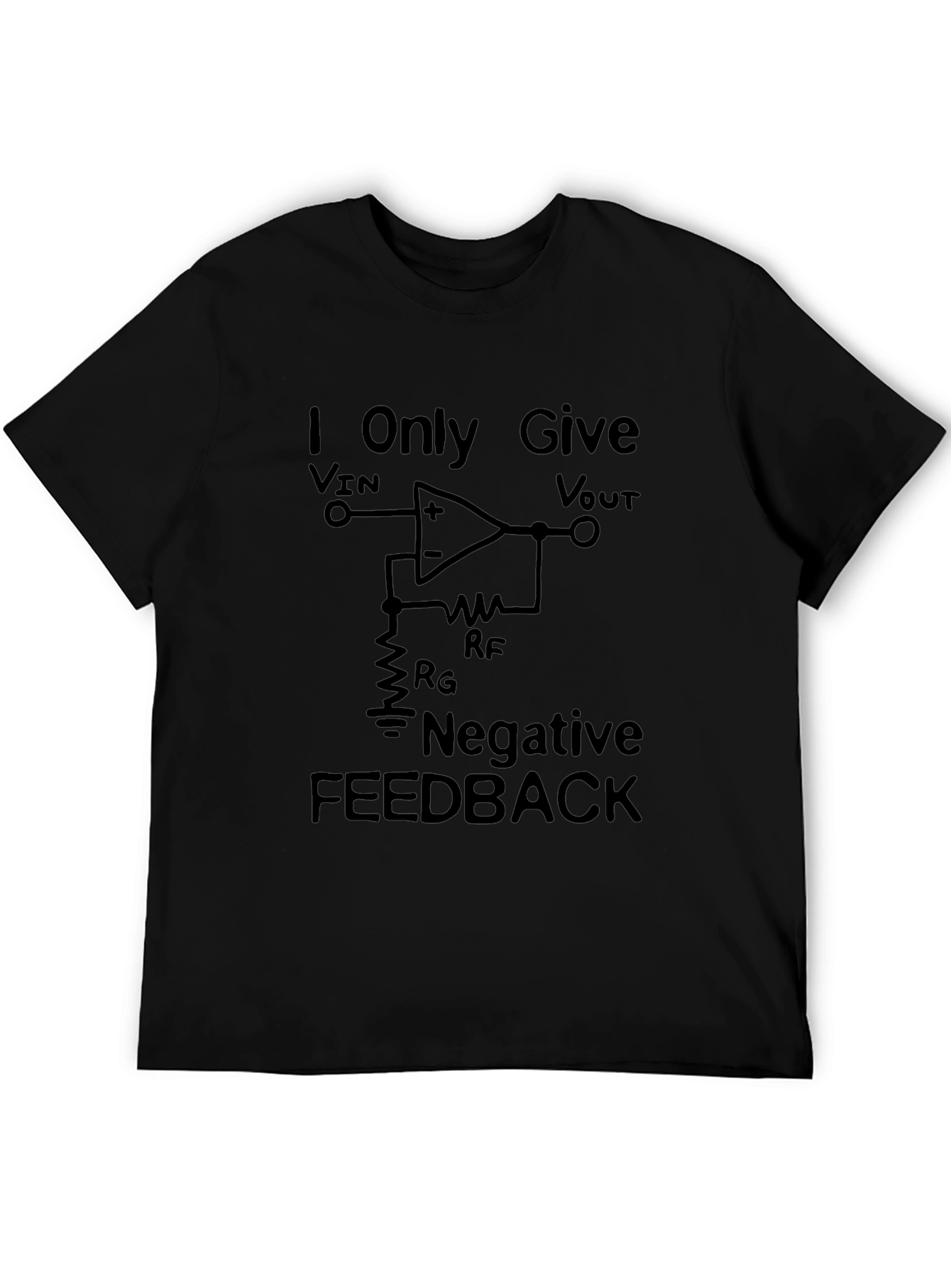Negative Feedback Black T-Shirt