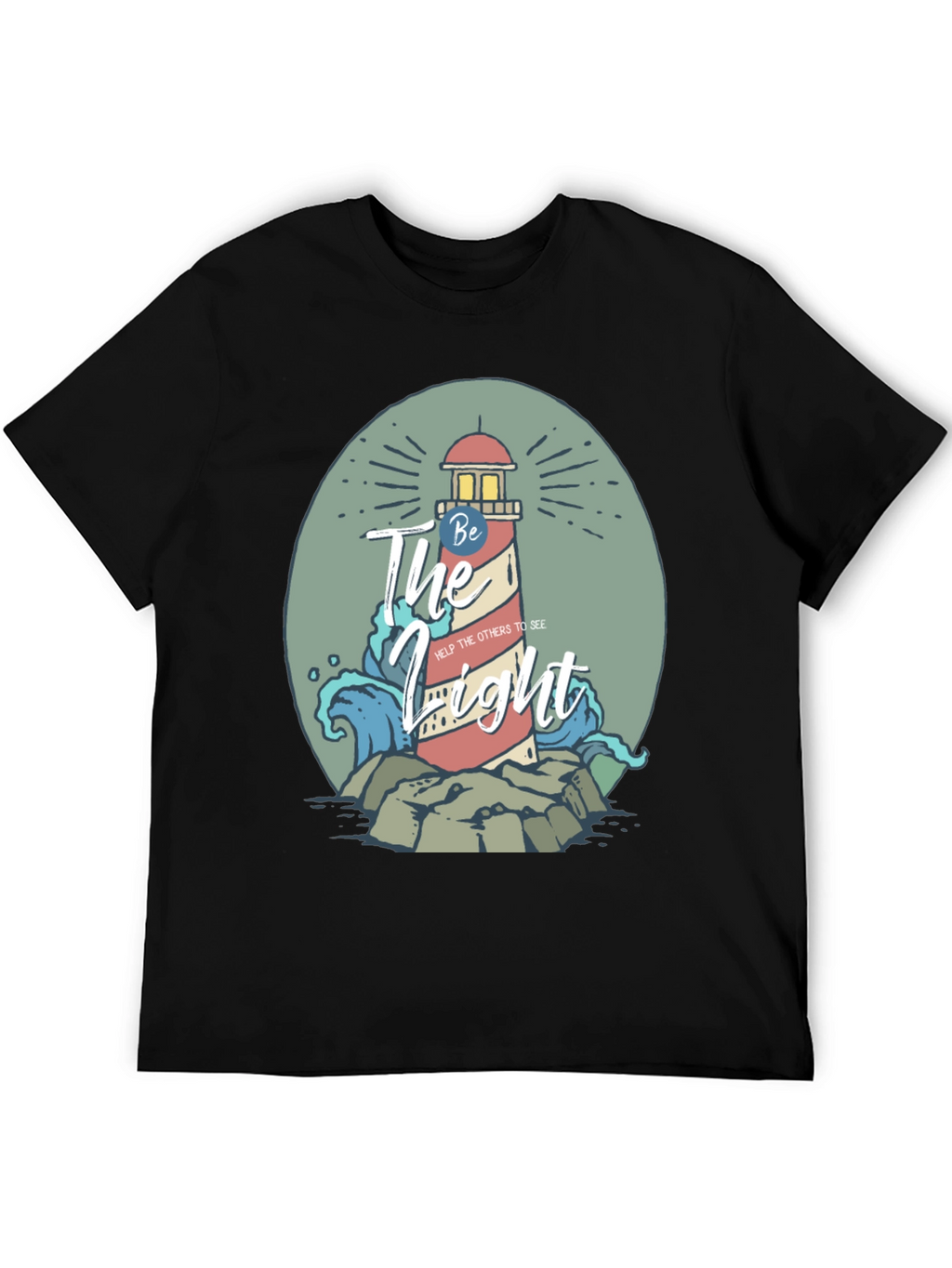 Be The Light Lighthouse Graphic Tee