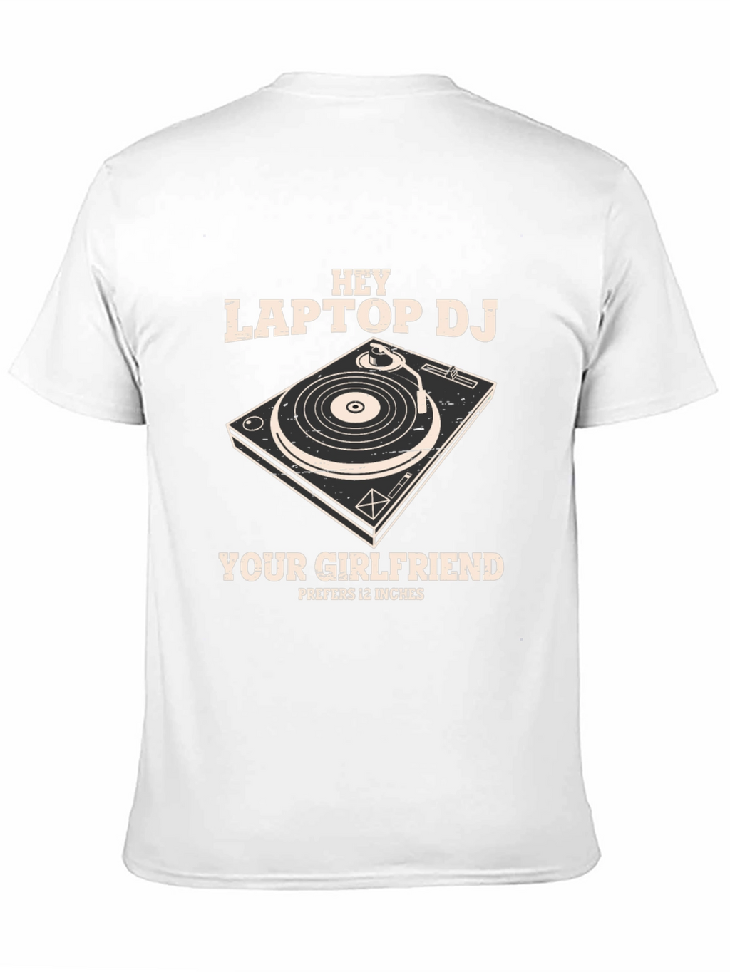 Hey Laptop DJ Graphic T-Shirt