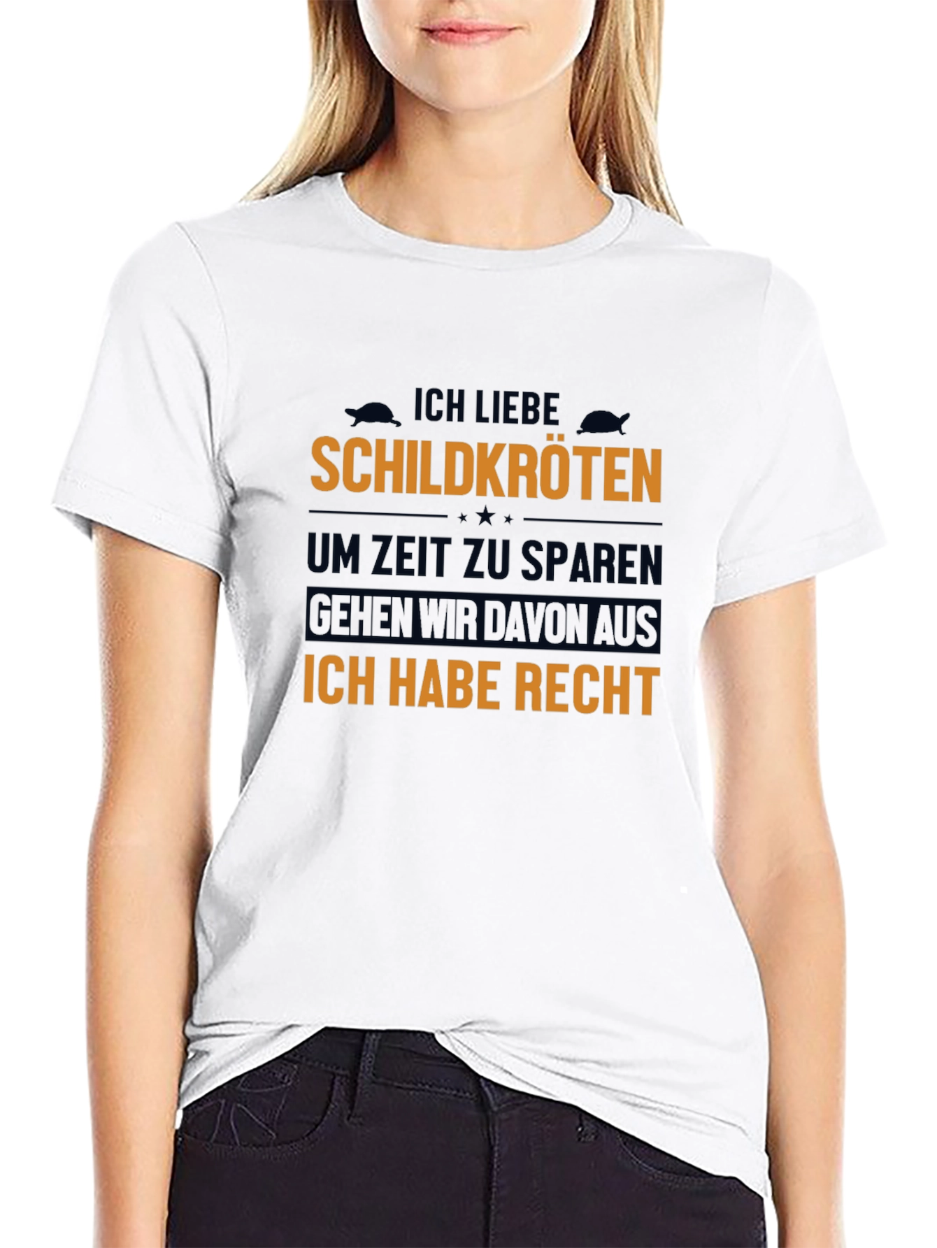 Ich Liebe Schildkroten Graphic Tee