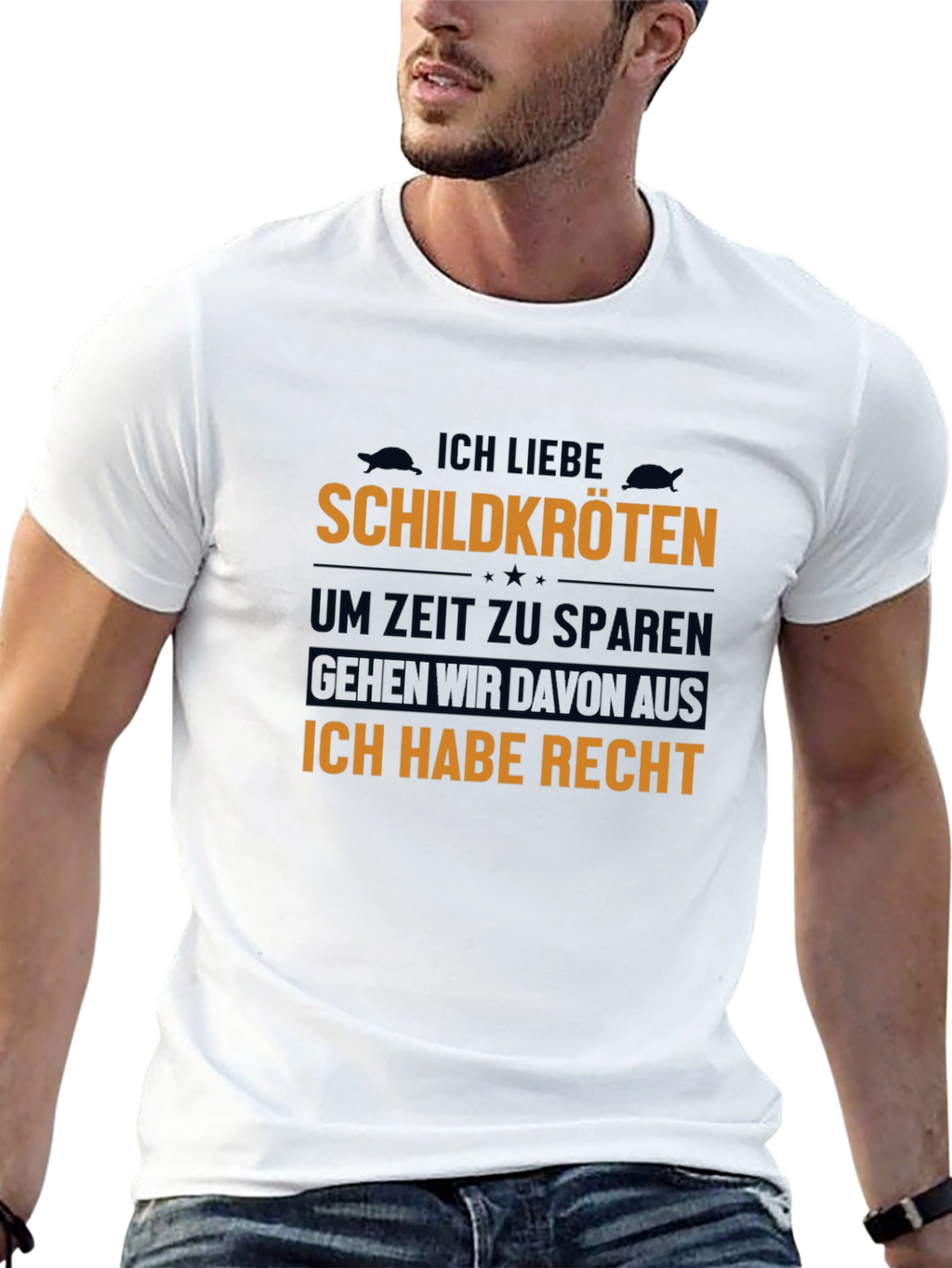 Ich Liebe Schildkroten Graphic Tee