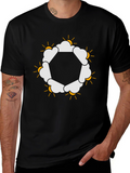 Sun & Clouds Hexagon Graphic Tee