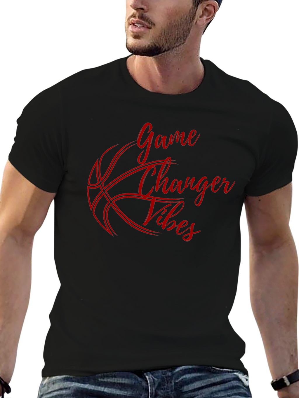 Game Changer Vibes Graphic Tee - Black