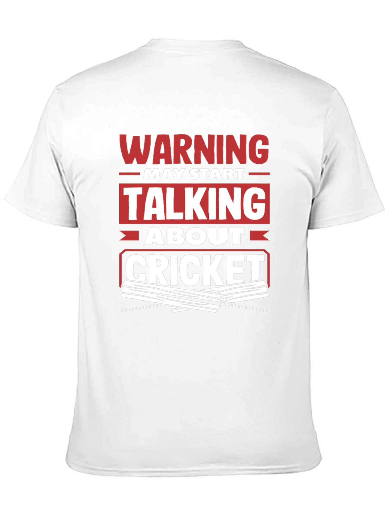 Warning May Start Talking About Cricket T-Shirt