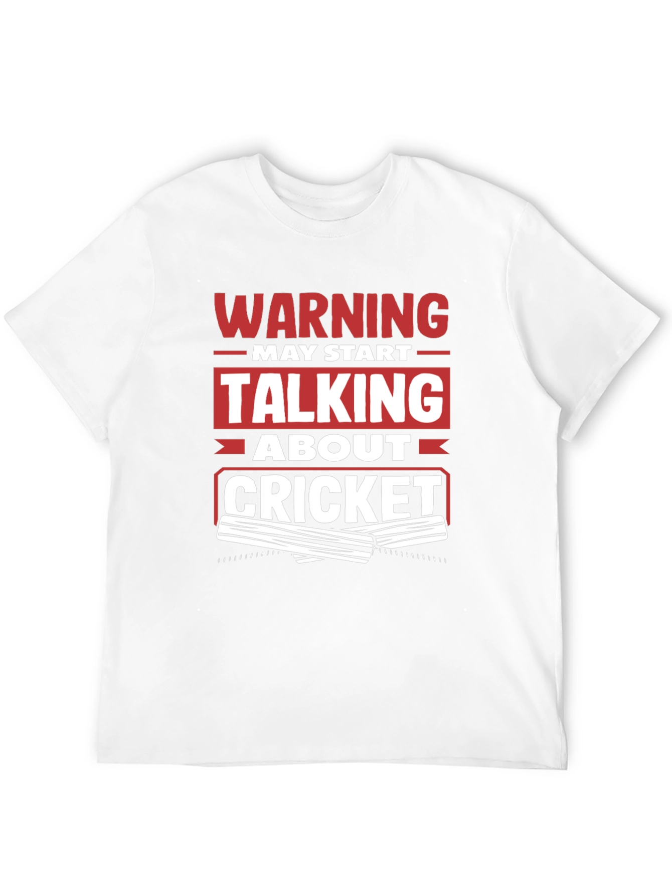 Warning May Start Talking About Cricket T-Shirt