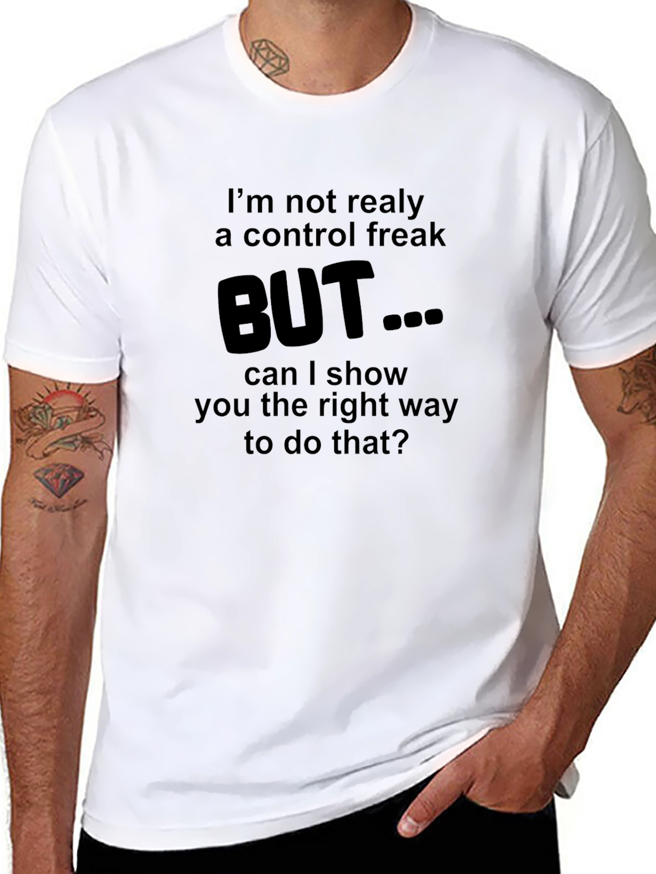 Control Freak T-Shirt - Funny Sarcastic Tee
