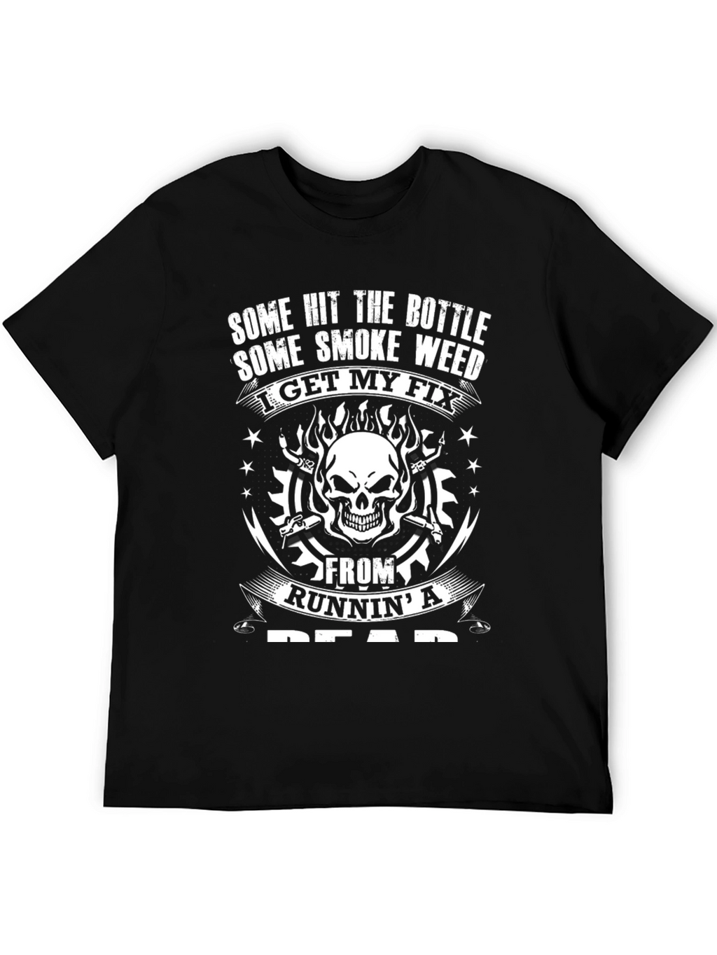 Skull Graphic T-Shirt - Runnin a Dead