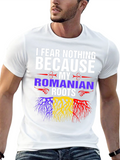 Romanian Roots T-Shirt - I Fear Nothing Tee